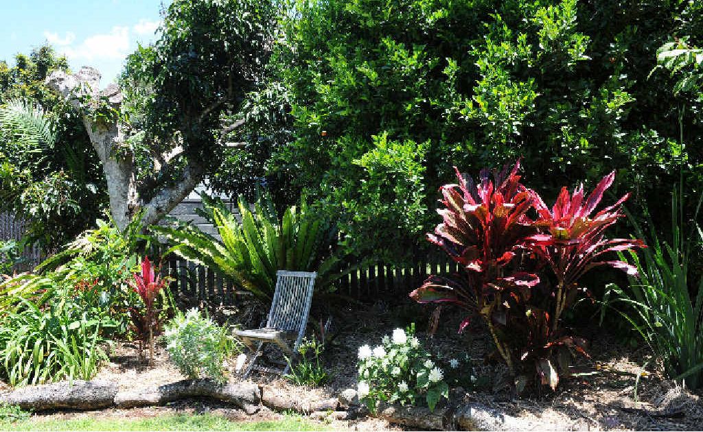 A section of the garden of Sasha and Scott Murchison, 27 Main St, Clunes open this Saturday and Sunday from 10am to 4pm. A section of the garden of Sasha and Scott Murchison, 27 Main St, Clunes open this Saturday and Sunday from 10am to 4pm.